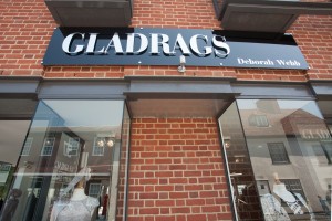 Gladrags Store Sign